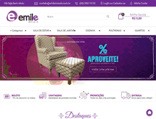 Tablet Screenshot of emilemoveis.com.br